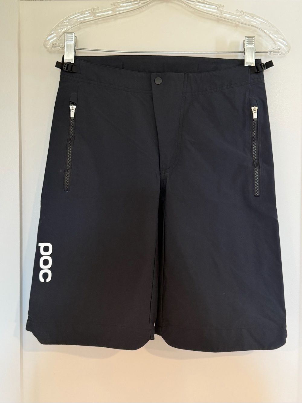 POC Women’s Black Athletic Mountain Bike Shorts with Zip Pockets